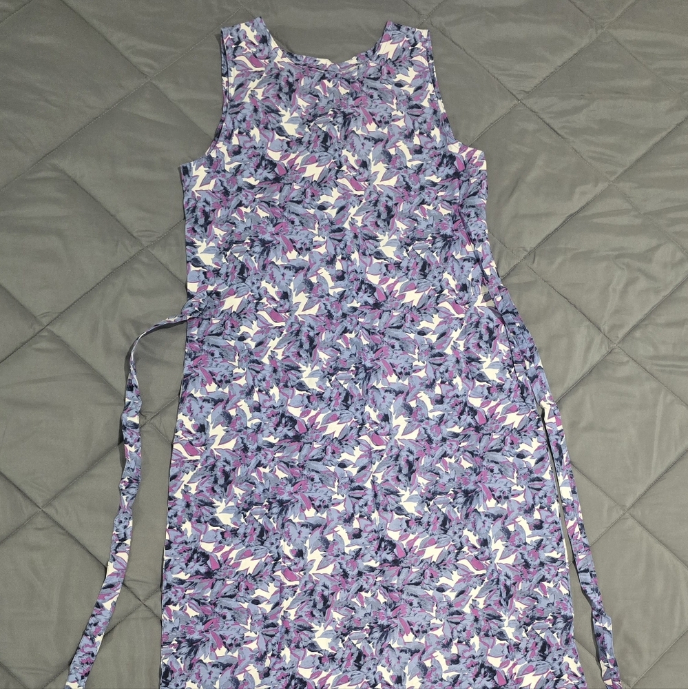 Floral Patterned Apron Dress